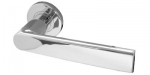 Sandrine Lever Door Handle Set (satinless steel)